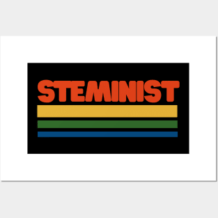 Retro Steminist Posters and Art